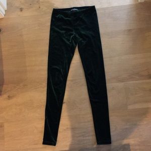Velvet leggings